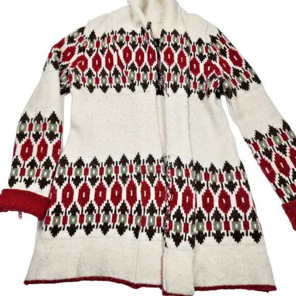 Stetson Knit Cardigan/Sweater Western Style Light Beige L - Picture 2 of 13